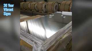 30 Year Signage Aluminum Plate RAL Color