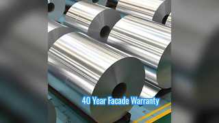 5005 Aluminum Sheet 40 Year Facade Warranty