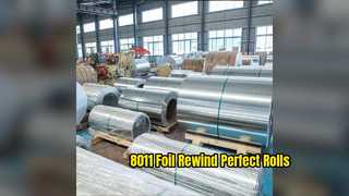 8011 Aluminum Foil Jumbo Rolls For Rewinding