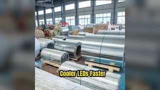 1060 Aluminum Coil LED Heat Sink Solution