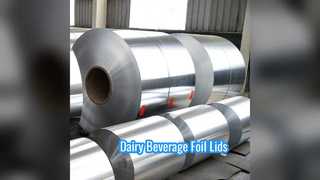 Pro Grade Aluminum Foil For Dairy Beverage Lids