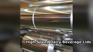 8011 Aluminum Foil Dairy Beverage Lids Seal Freshness