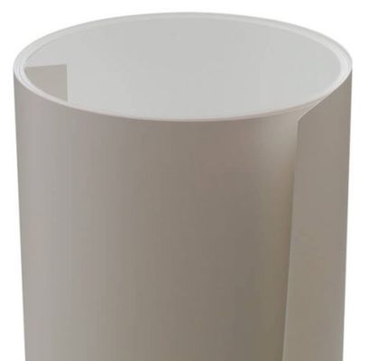 Prepainted aluminum trim coil for wood cover