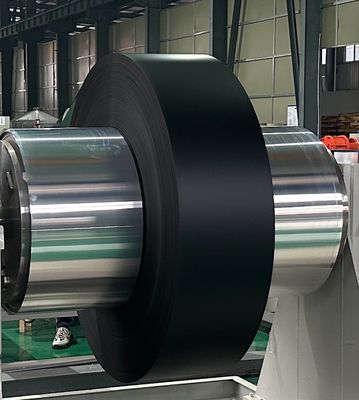 Aluminum Alloy 3003 H24 Black Colord Aluminum Coil Pre-coated Aluminum Strip Coil 300mm Width 1.00mm Thickness