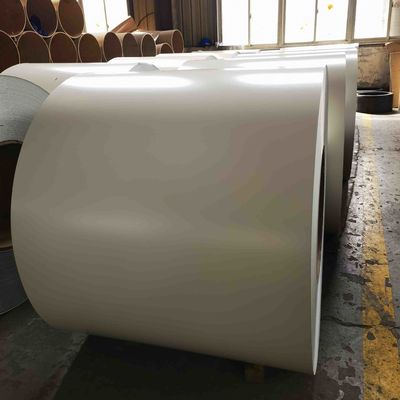 ASTM 0.0209 inch thickness 3003 H24 High Durability Aluminum coated white and green with PE/PVDF coated