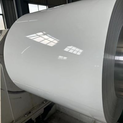 11-18 Inches Corrosion Resistant White Color Coated Aluminum Gutter Coil For Weather Protection And Building