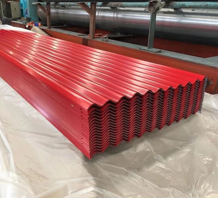 Corrugated Roofing Sheet By Color Coated Pre Painted Aluminium Coil For House