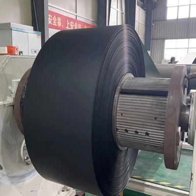 Black 0.6mm Prepainted Color Coated Aluminum Coil For Flow Line Conveyor Belt