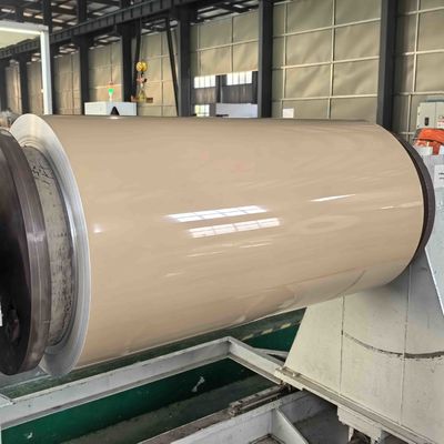 Lightweight Durable PE Orange Roller Coated Aluminium Coil For Ventilation Ducts