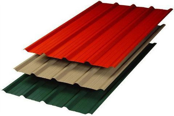 18 Gauge x 1000mm Aluminum Alloy 3003  Corrugated Ral Color Pre-painted Aluminum Sheet For Cladding Panel Making