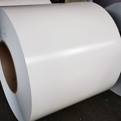 AA3003 0.6mm Thickness White Prepainted Aluminum Coil used for  producing Ceiling panels