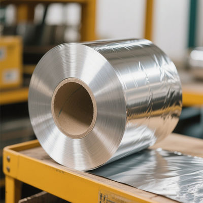 Alloy 8011 H42 Temper Grade 0.07mm Thickness 200mm Width Aluminum Fin Stock For Air Conditioning Heat Exchanger Fin