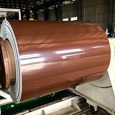 PVDF Or PE Color coated aluminum sheet in Coil 3003 H14 for production Gutters And Walls