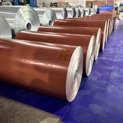 Coloured lacquer polyester AA8011 O Gauge 0.08-0.11mm used for building insulation structures
