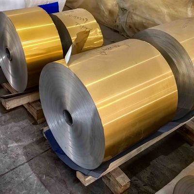 Lacquer polyester AA8011 O  0.08-0.11mm thickness used for building roofing  insulation
