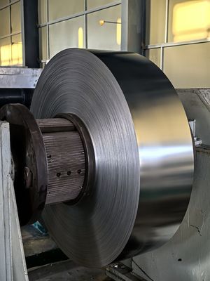 0.09mm Thickness 45mm Width Prepainted Aluminum Foil Coil For Rollable Ridge Ventilation Tape Making