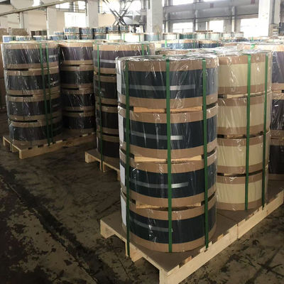 PUPA coating aluminum sheet in roll 0.19mm 3105 H46 for produce roll shutter flat