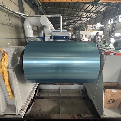 Alloy8011 H34 Food Grade Roller Coating Pre Painted Aluminium 0.22mm Thick Coil For Metal Lug Closure Using