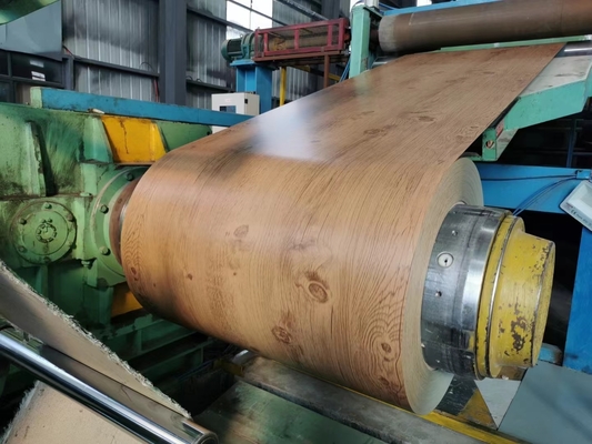 Alloy1060 H34 0.40mm X 1220mm Wood Grain Color Coating Aluminum Sheet For Produing ACP - Aluminum-plastic Composite Panel