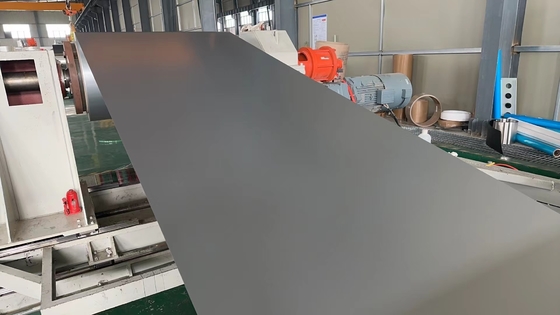 0.55mm Thickness Stain Surface Finish Prepainted Aluminum Sheet for Indoor Interior Decoration Panel