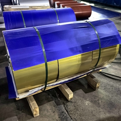 Colored Aluminum Foil for Roofing System (AA1050/1060/1100 Alloy, 0.11mm Gauge)