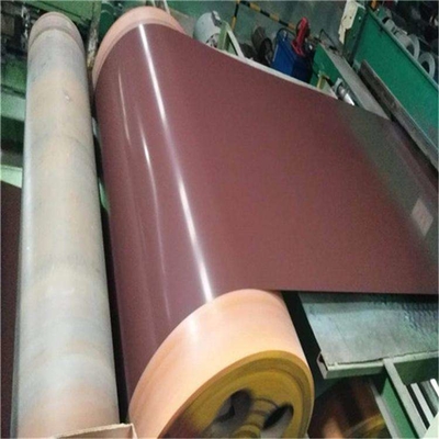 Alloy3105 0.28mm Thick 133mm Wide Anti-scratch Paint Pre-painted Aluminum Strip For Rolling Shutter Door Curtain Making Purpose