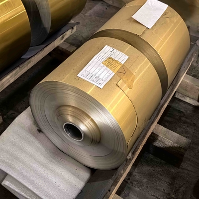 8011 O Temper 0.12mm Durable Side Painted Aluminum Foil for Baking Container Production