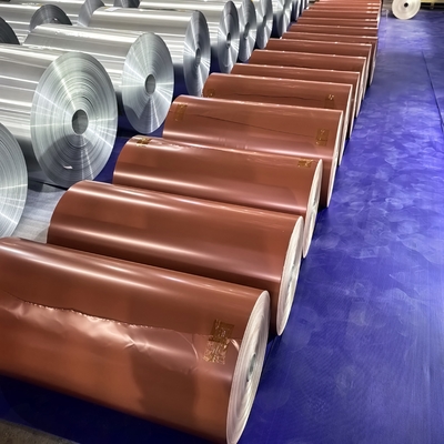 0.08mm Gauge AA1100 Grade Colored Aluminum Foil Applied in Roofing Systems