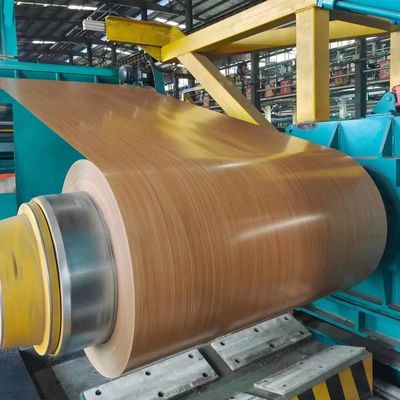 Simulated Wood Grain Color Coated Aluminium Coil