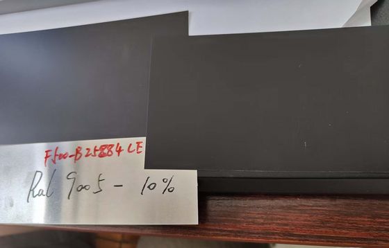 Aluminum Alloy 3105 2.00mm Thick Matte Color Ral 9005 PVDF Pre-Painted Aluminum Coil For Curtain Walls Facade Panel