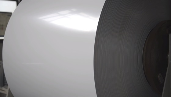 White / White RAL 9010 Color - Coated Aluminum Sheet in Coil 3105 H44 for Production of Gutters or Downspout Making