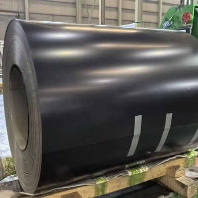 Alloy 3003 H14 Pre Painted Aluminium Coil - 0.5mm, PE Coating, Matte Black (Small Appliance Outer Panels)