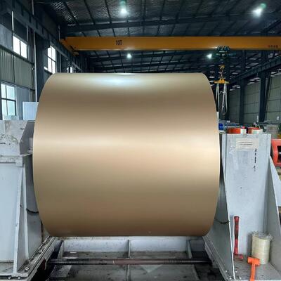 0.10mm Thickness 45mm Width Prepainted Aluminum Foil Coil For Rollable Ridge Ventilation Tape Making