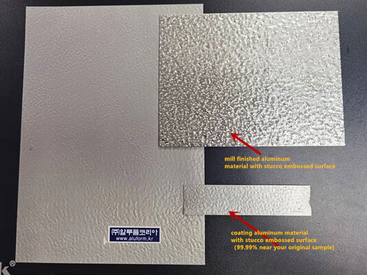 1.5mm Stucco Embossed Aluminum Plate 1500x3000mm for Trailer Interior Protection Board