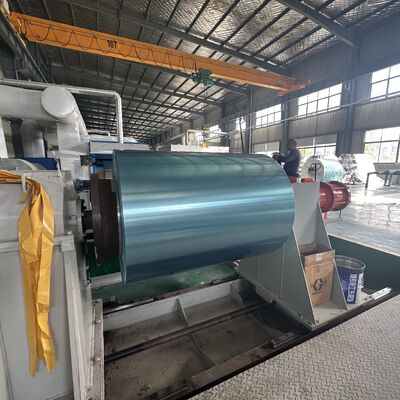 0.10mm Thickness 45mm Width Prepainted Aluminum Foil Coil for Rollable Ridge Ventilation Tape Making