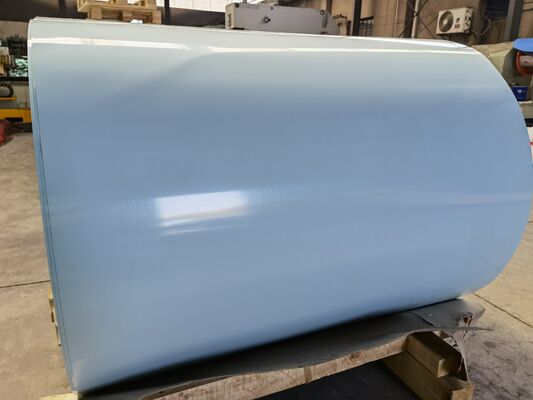 AA3003 H14 0.6MM Prepainted Aluminum Coil Both Side with Brown Color for Rain Water Down Spout Material 