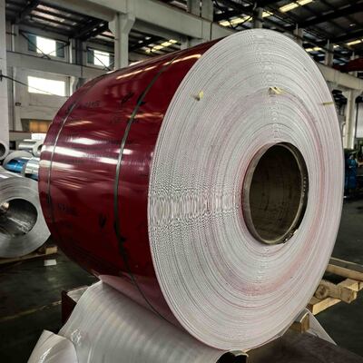 Alloy 3003 Pre Painted Aluminum Coil Stucco Embossed for production metal panels