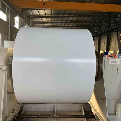 Industrial Strength Color Coated Aluminum Wall Panel 1.0mm 5052-H32 Alloy Coated in Pure White RAL 9010 Matte