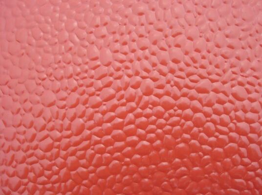 Matt Finish Stucco Embossed Aluminum Plate for Industrial Roofing in Silver Metallic Color