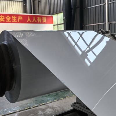 Alloy 3105 Pre-Painted Aluminum Coil with PPG Kynar PVDF Coating in Matte Grey RAL 7046 for Roofing Sheets