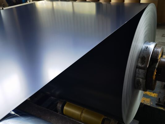 Color Coated Aluminum Trim Coil Black White 14 x 50 Inch x 50 Feet for Roofing Siding and Window Frame Decorative Covering