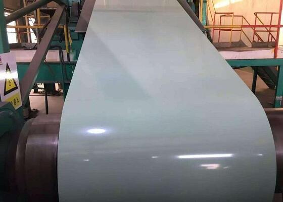 AA3105 H14 White / White Ral 9010 0.019 Inch Thick Color Coated Aluminum Sheet In Coil For Production Gutters Or Downspout Making