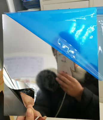 Alloy 1085 Aluminium Sheet Thickness 0.40mm Mirror Finish Aluminum Sheet Gold Color Used For Home Decoration Panel