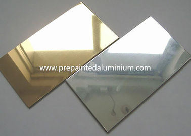 High Performance Aluminum Mirror Sheet With Laminate / Polished / Anodized Treatment