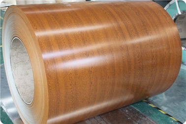 3D Wooden Pattern Coated Aluminium Sheet Coil For Metal Roller Shutter Door