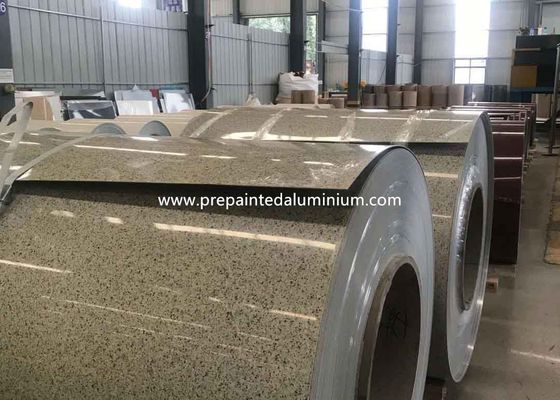AA3105 Marble PVDF  Prepainted Aluminum Coil 0.6mm used in Building