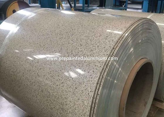 Marble Colored  1600mm PVDF  Prepainted Aluminum Coil