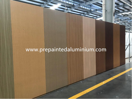 Wooden Pattern Designed PE Paint PPAL Color Coated Aluminum Coil Pre Painted Aluminium For Roofing And Wall