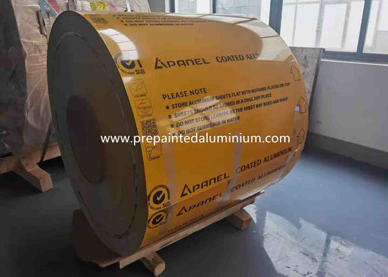 MTC Width 2490mm Prepainted Aluminum Coil  PVDF Surface Coating