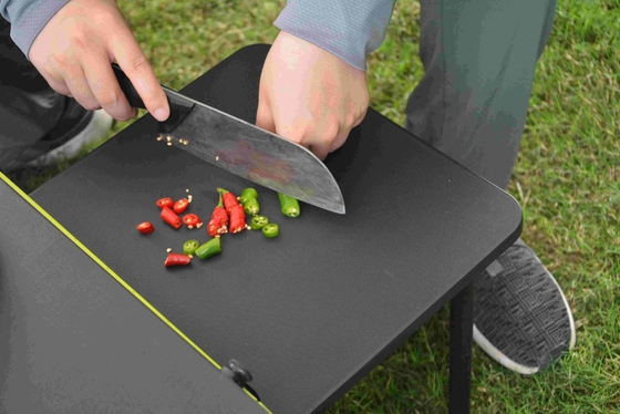 CCCBBQ Modular Folding Steel Camping Table With Basin